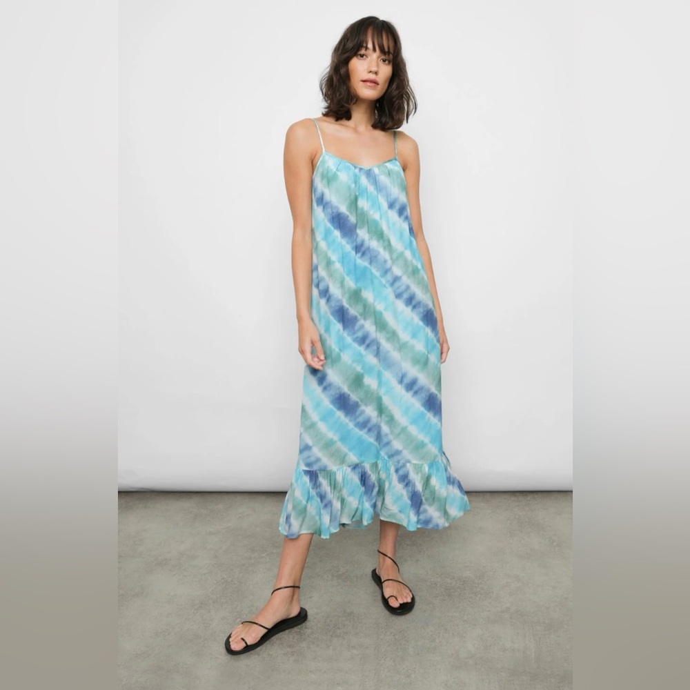 Rails Jennica-Ocean Mist Tie Dye Dress